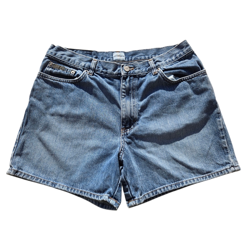 Calvin Klein Jeans Women Ladies Blue Jean Shorts Size 12